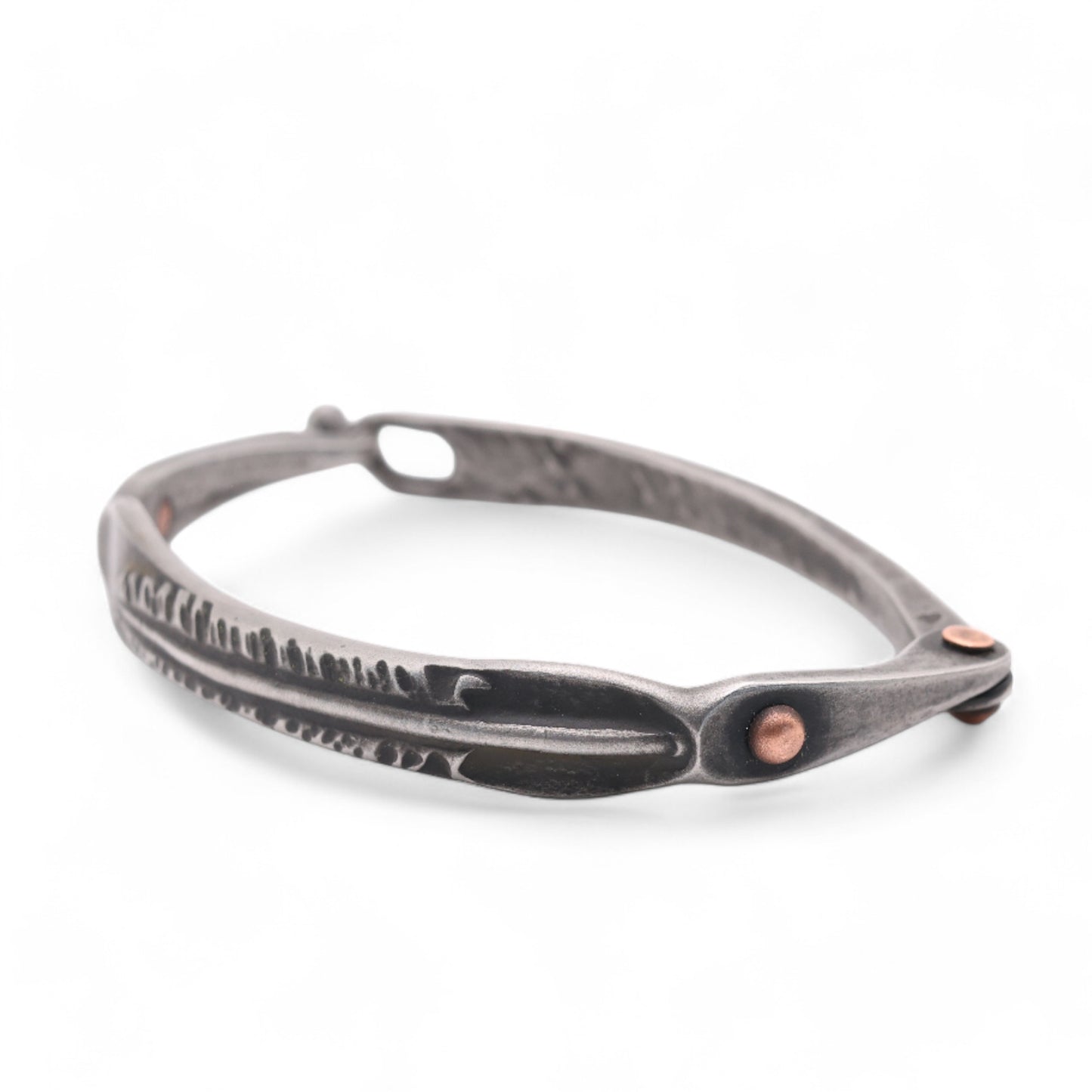 Feather Bracelet with a clasp