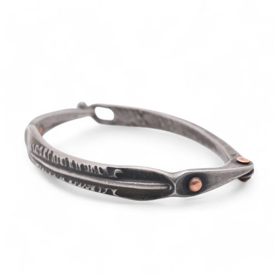 Feather Bracelet with a clasp