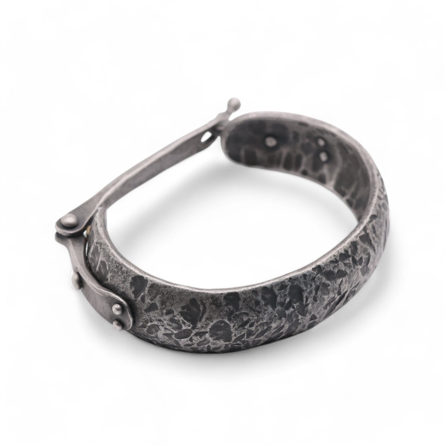 "Heavy Metal" Stainless Steel Bracelet with a clasp