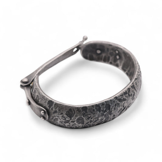 "Heavy Metal" Stainless Steel Bracelet with a clasp