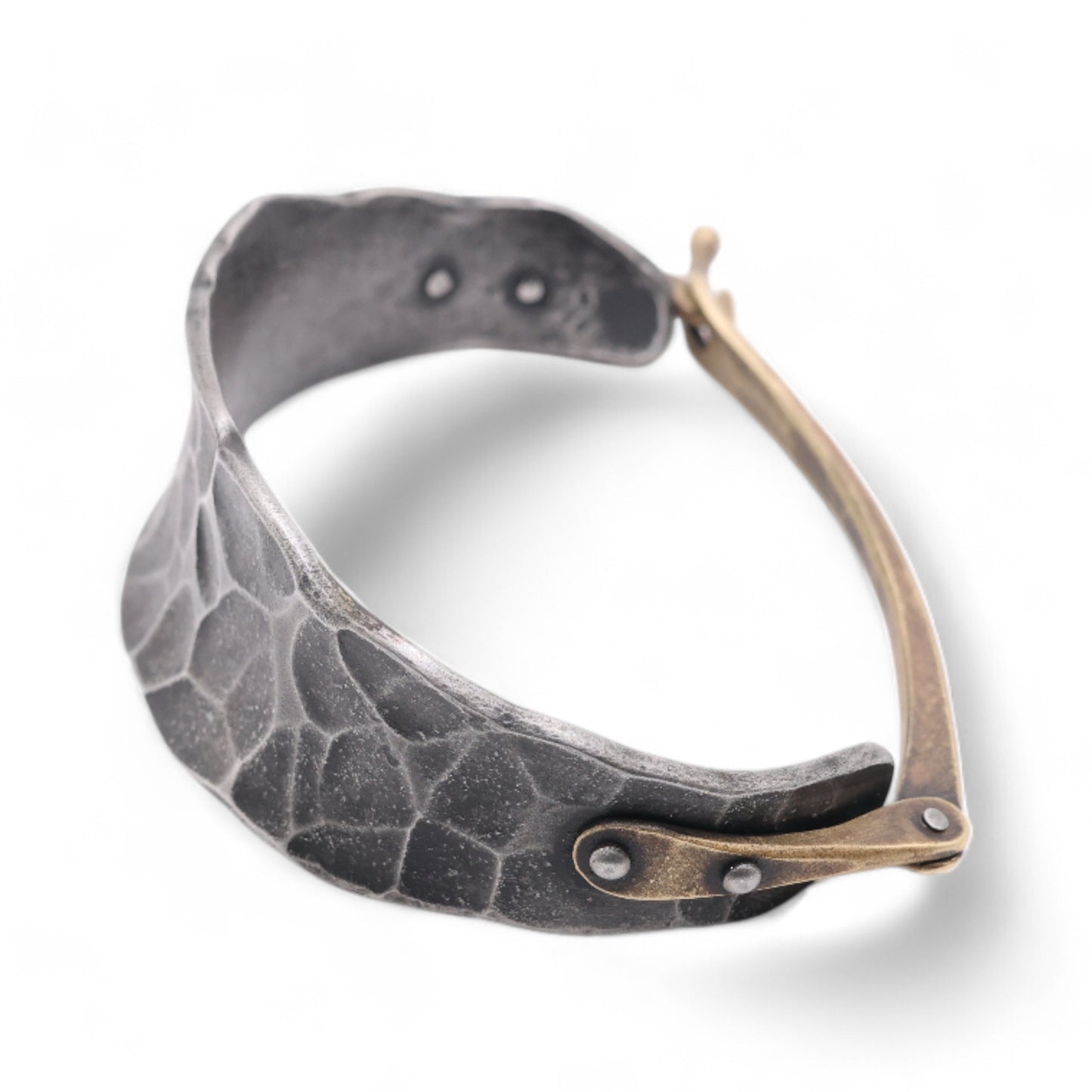 "Leather" Cuff with a clasp