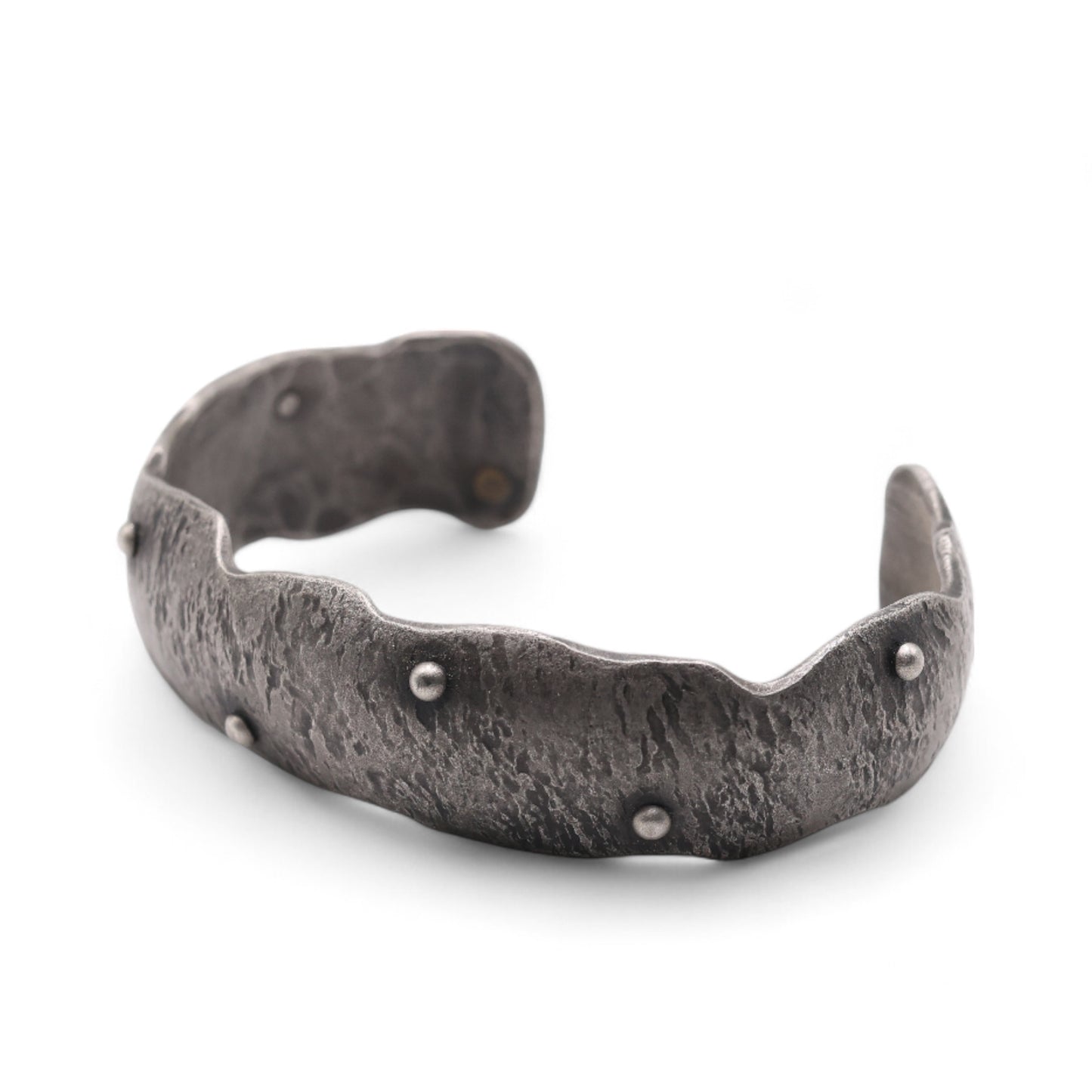 "Bronze pearls" cuff