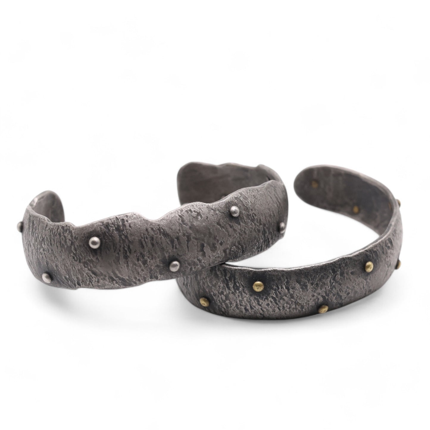 "Bronze pearls" cuff