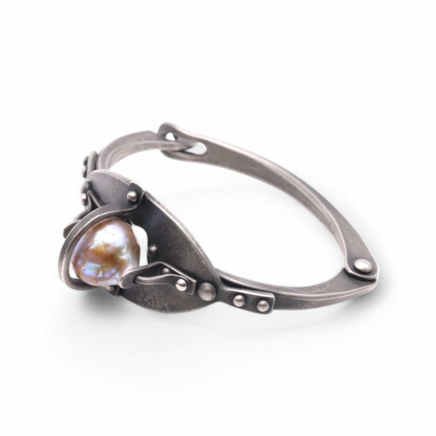 Natural Raw Pearl Bracelet with a clasp