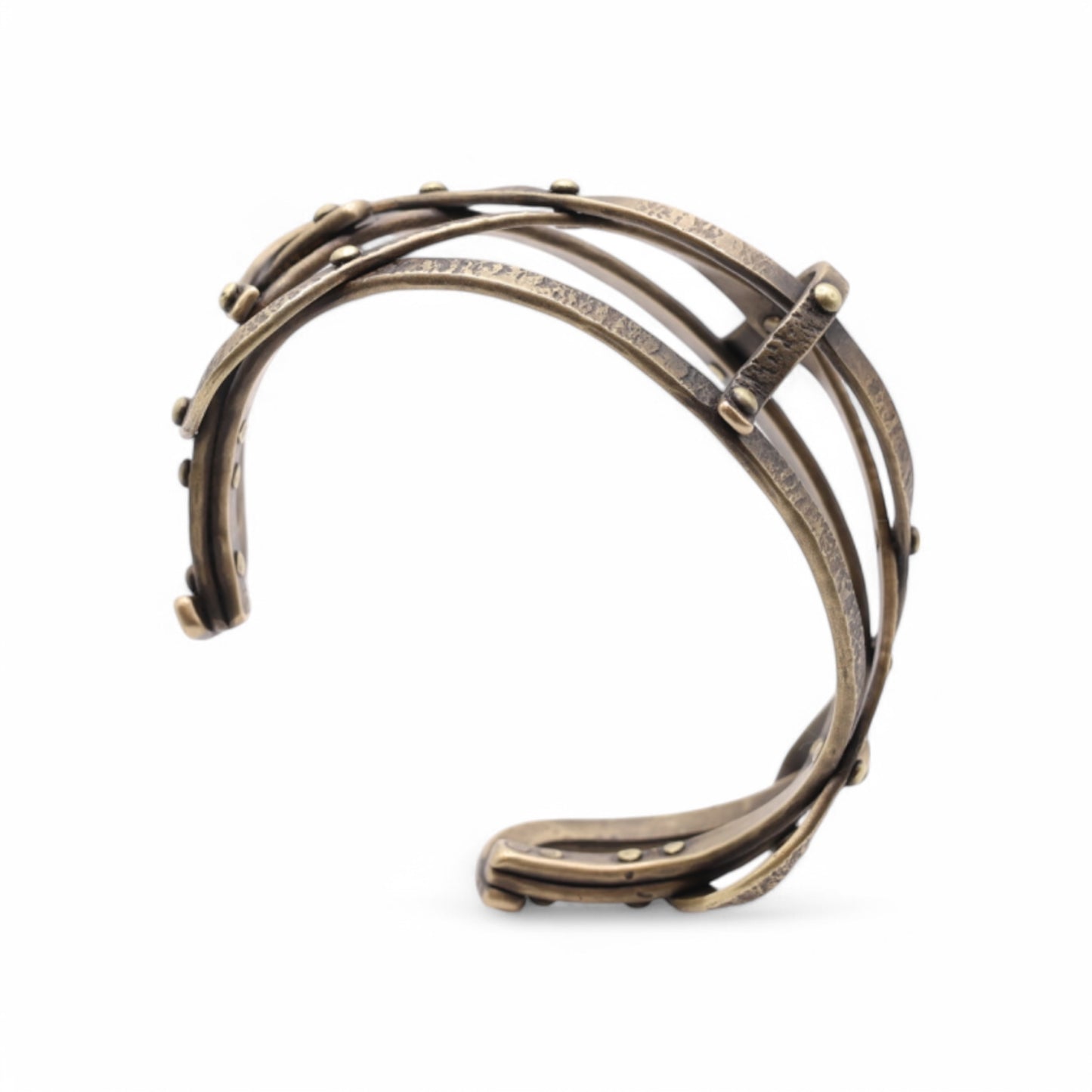 "Arcane" Hand-forged Bronze Cuff