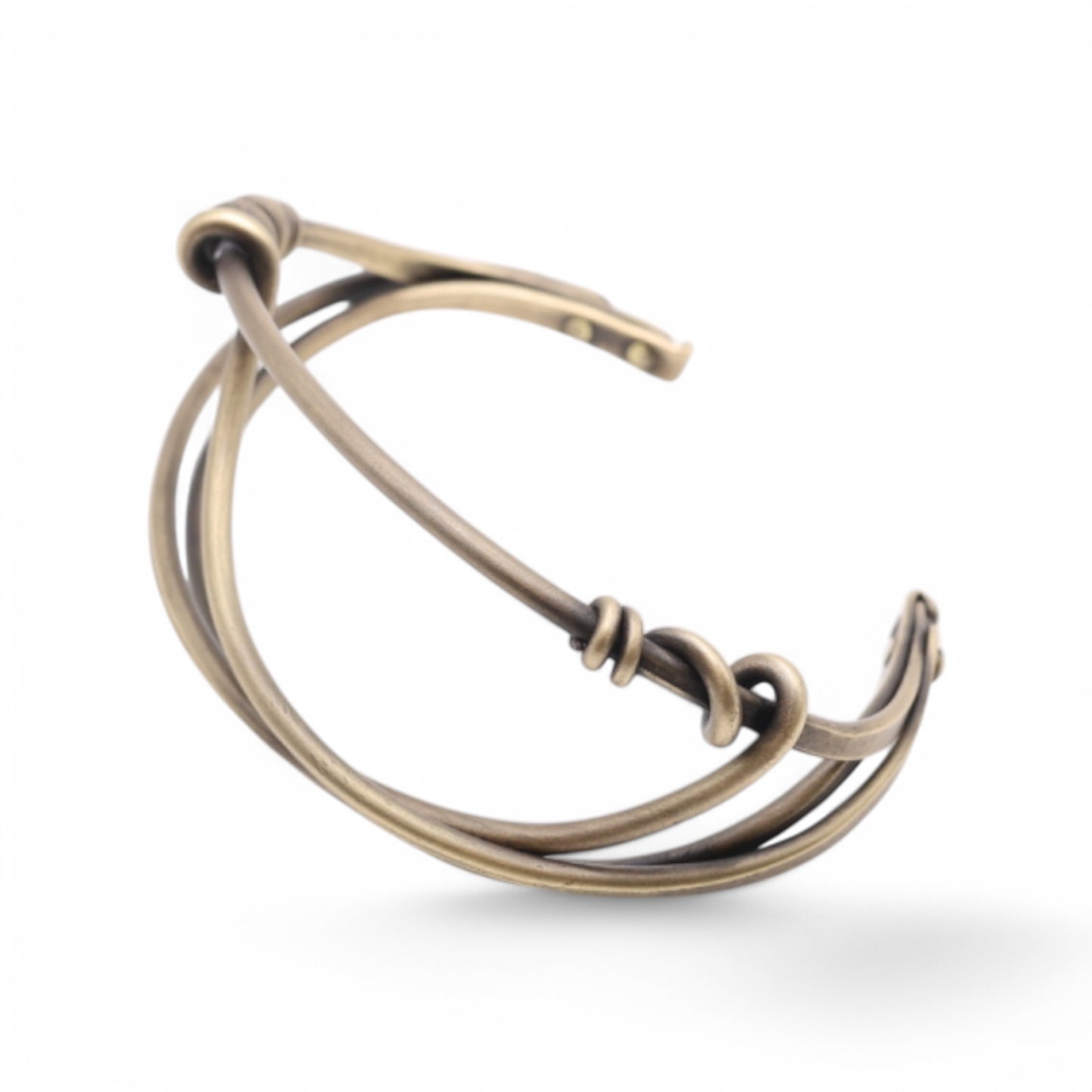 Bronze super light "Riddle" Cuff