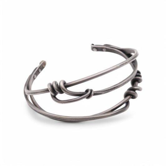 Stainless Steel light "Riddle" Cuff