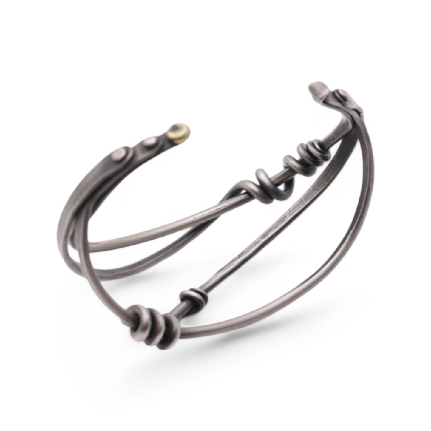 Stainless Steel light "Riddle" Cuff