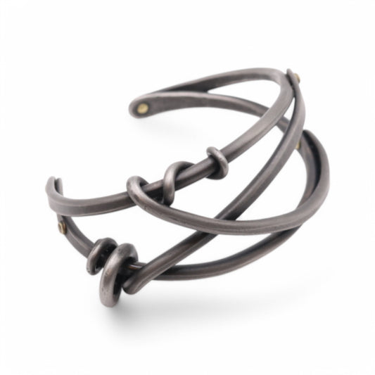 Stainless Steel "Riddle" Cuff