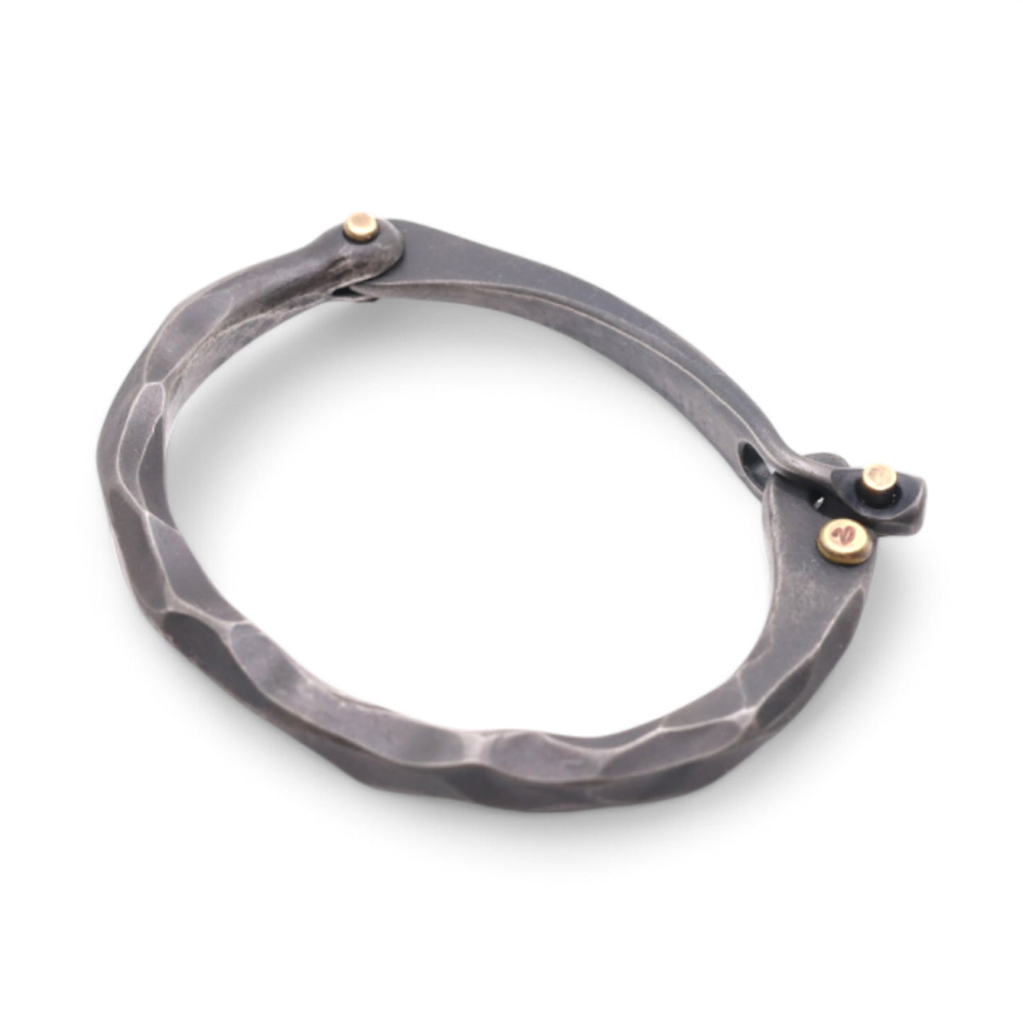 Stainless Steel "Blacksmith" Bracelet with a clasp
