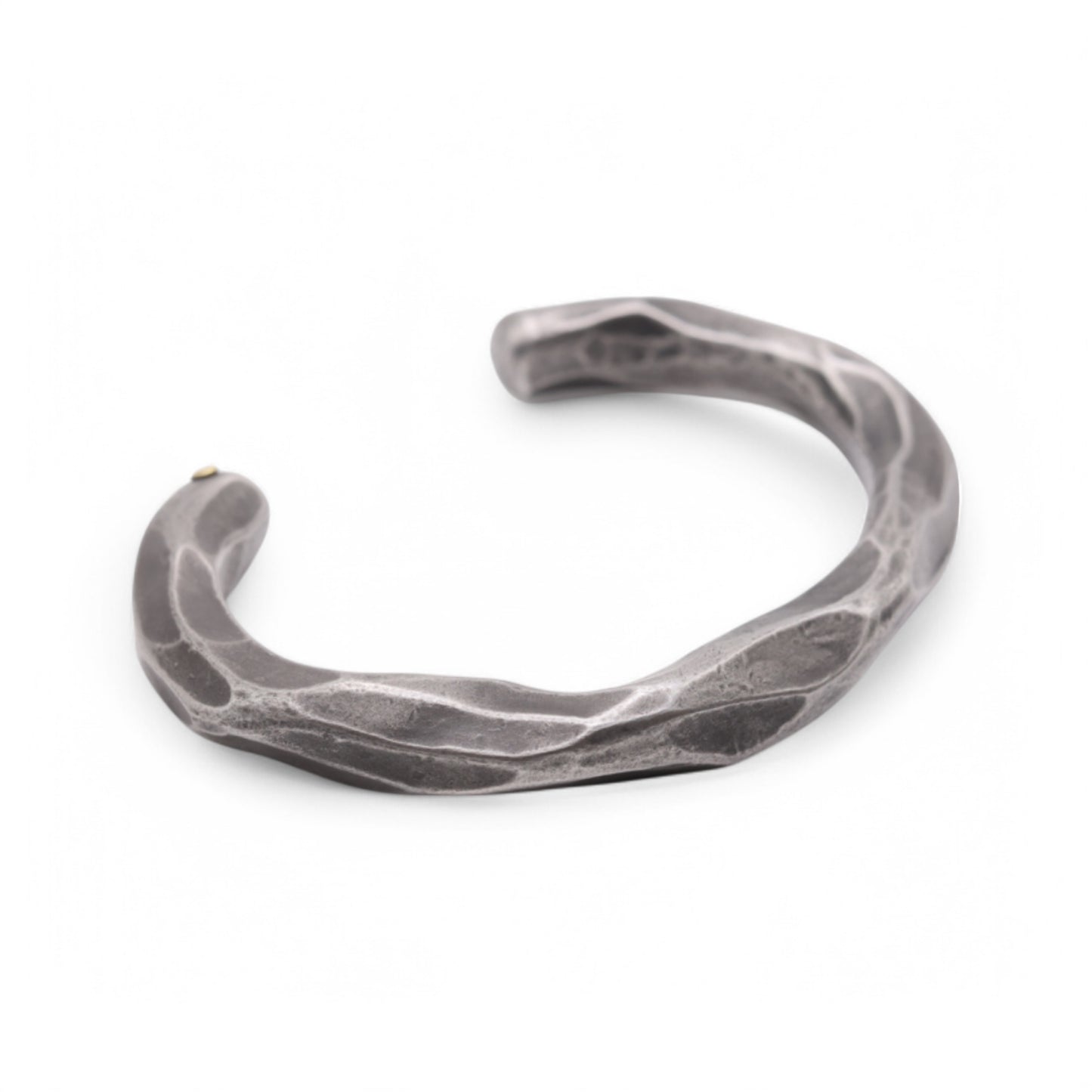 Stainless steel wide "Blacksmith" Cuff