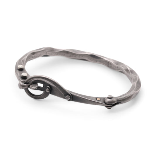 "Blacksmith" Bracelet with Diamonds and a super clasp