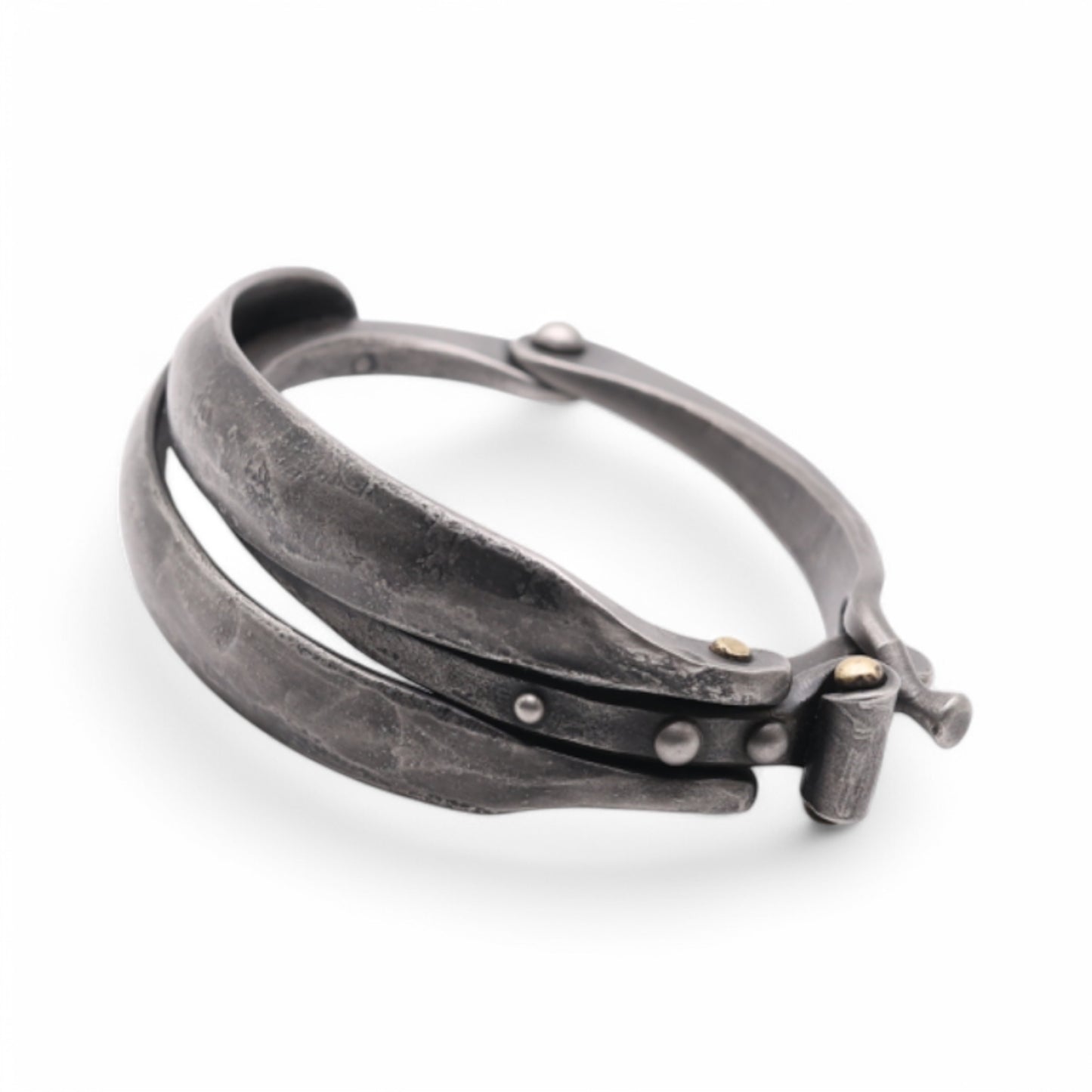Bold Stainless Steel Dragonfly Bracelet with a clasp