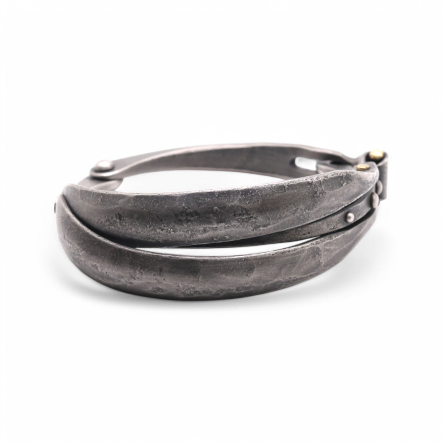 Bold Stainless Steel Dragonfly Bracelet with a clasp