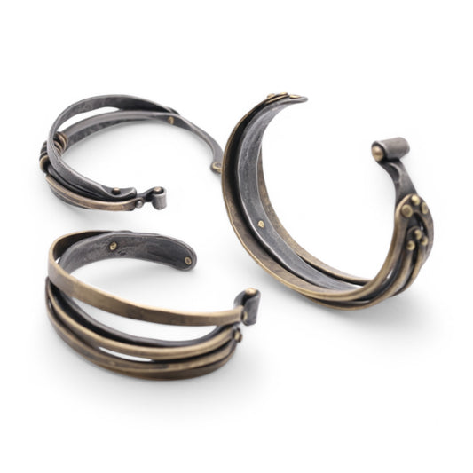 Hand-forged Dragonfly Cuff