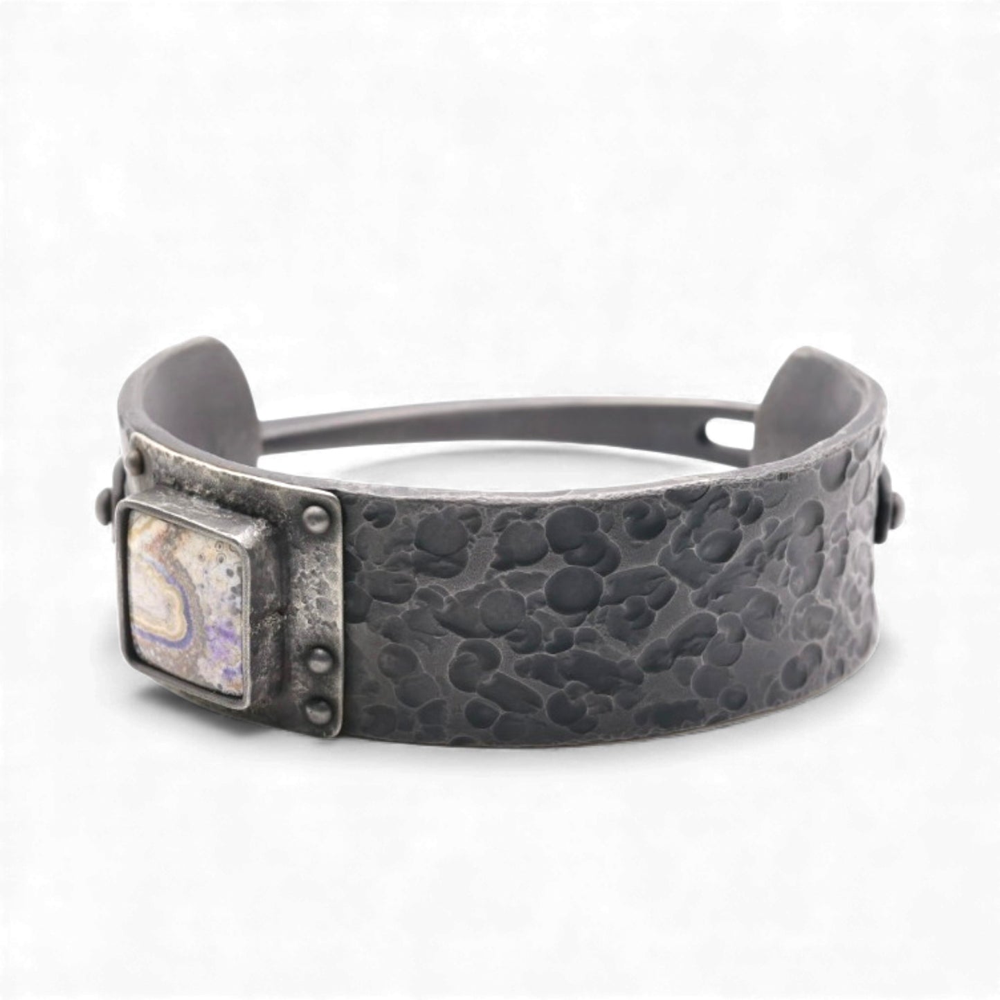 Chrysoprase wide Bracelet with a clasp