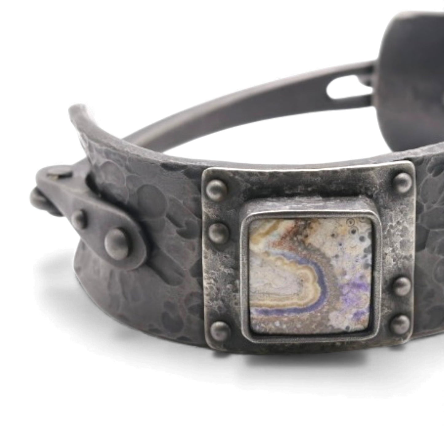 Chrysoprase wide Bracelet with a clasp