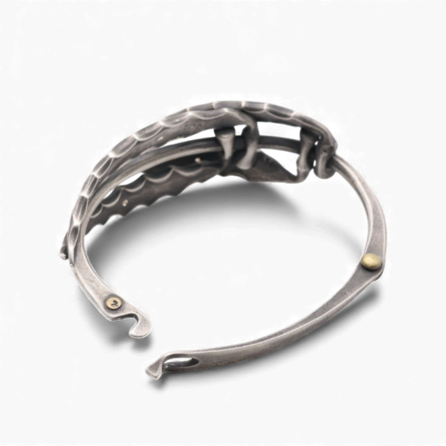 Sterling Silver Diamond Thistle Bracelet