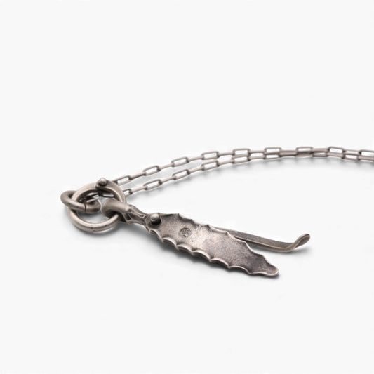 Sterling Silver Diamond Thistle Pendant