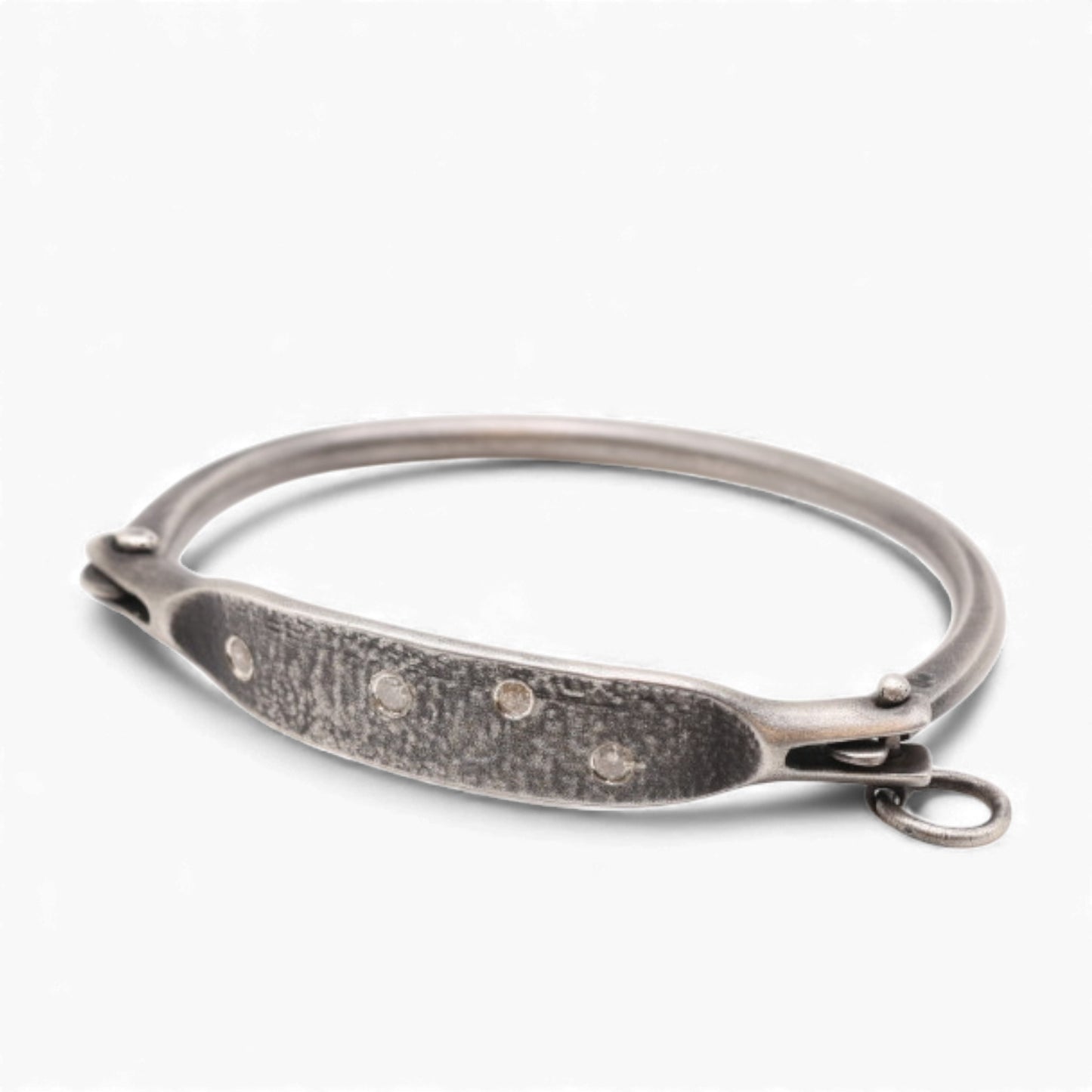 Sterling Silver Diamonds Link III