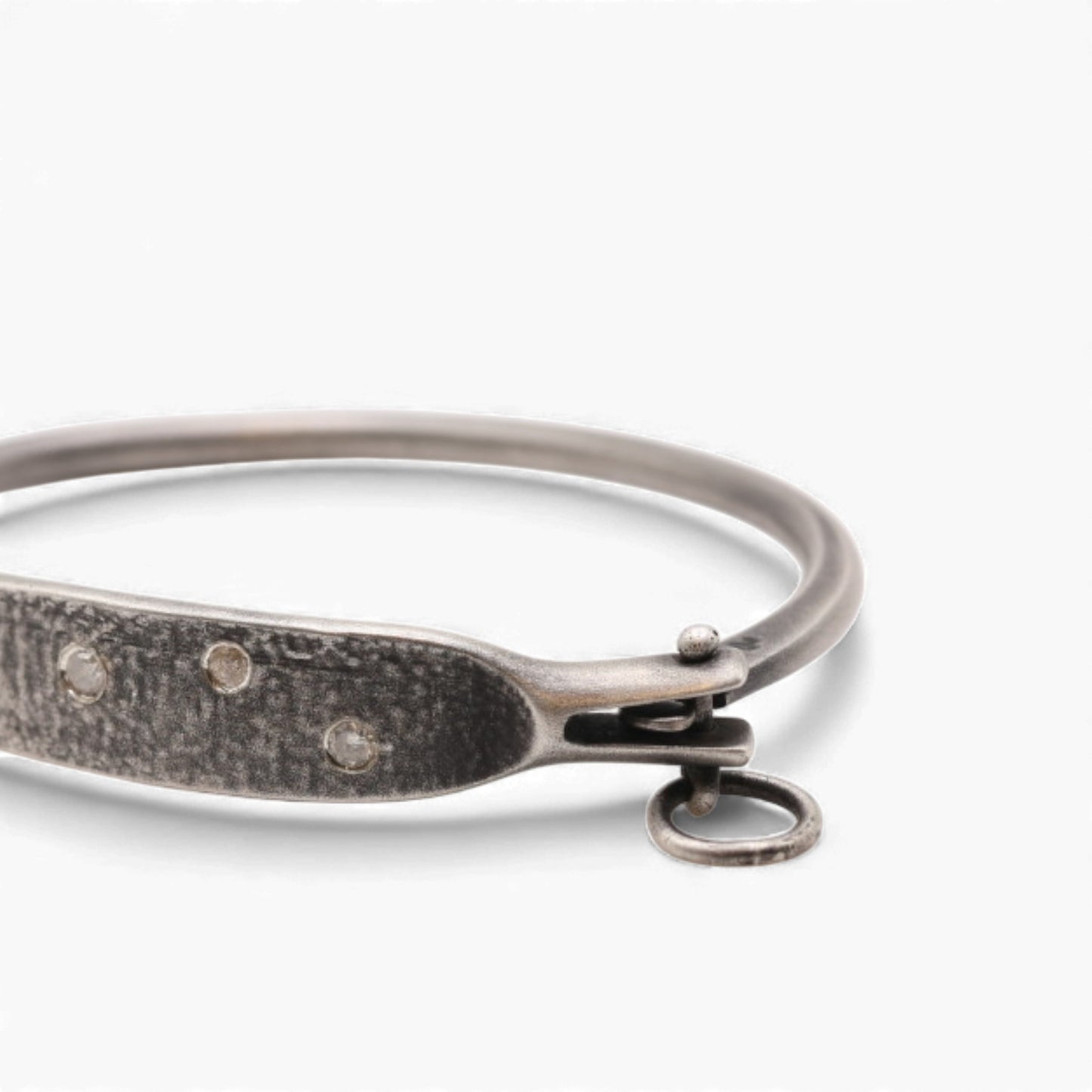 Sterling Silver Diamonds Link III