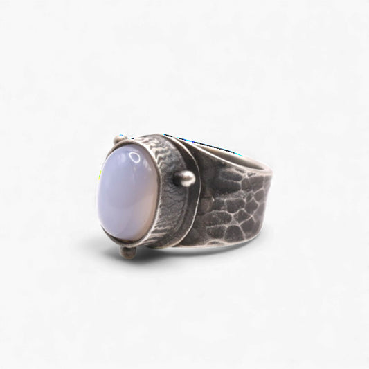 Moon Stone Clamp Ring