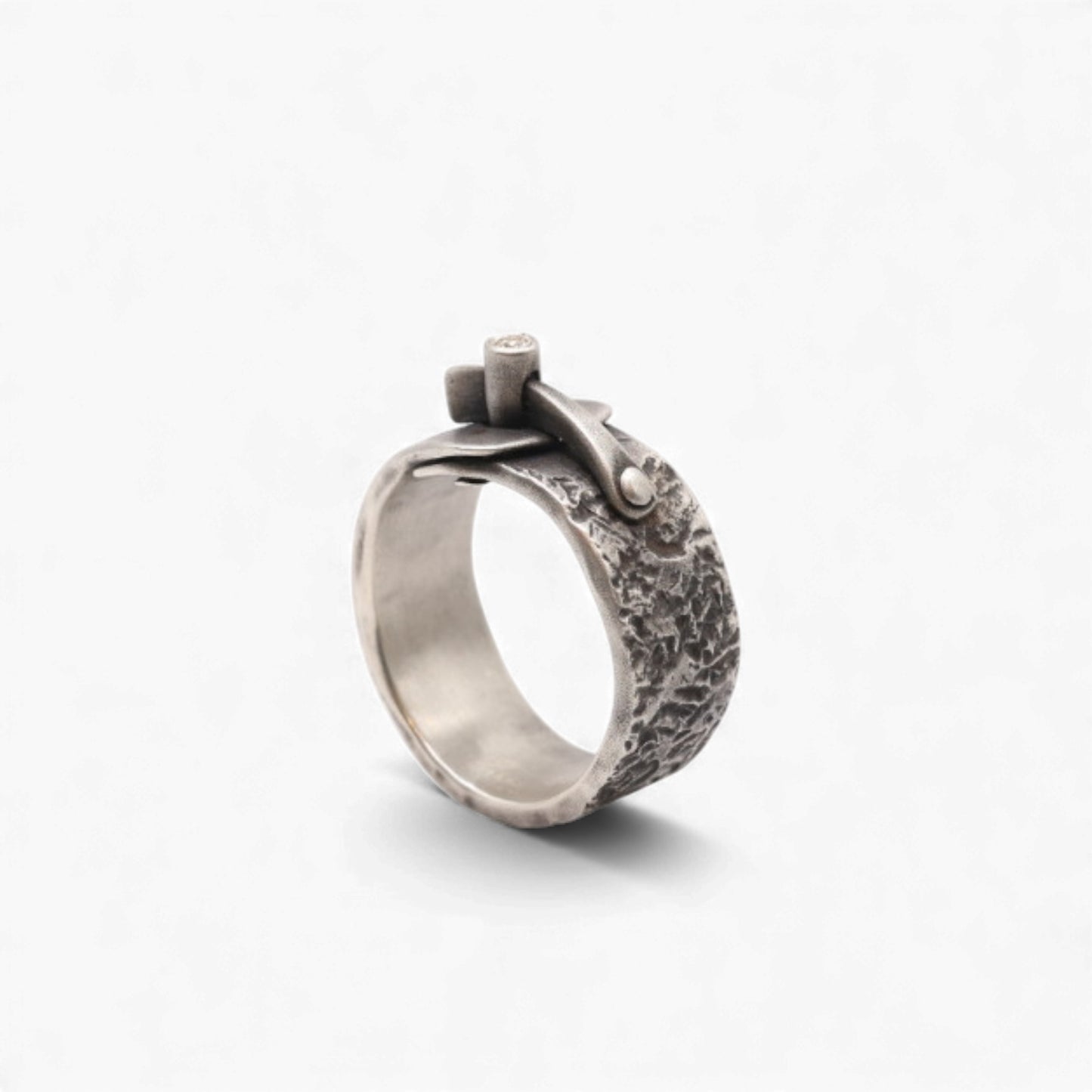 Small Diamond Wedge Ring