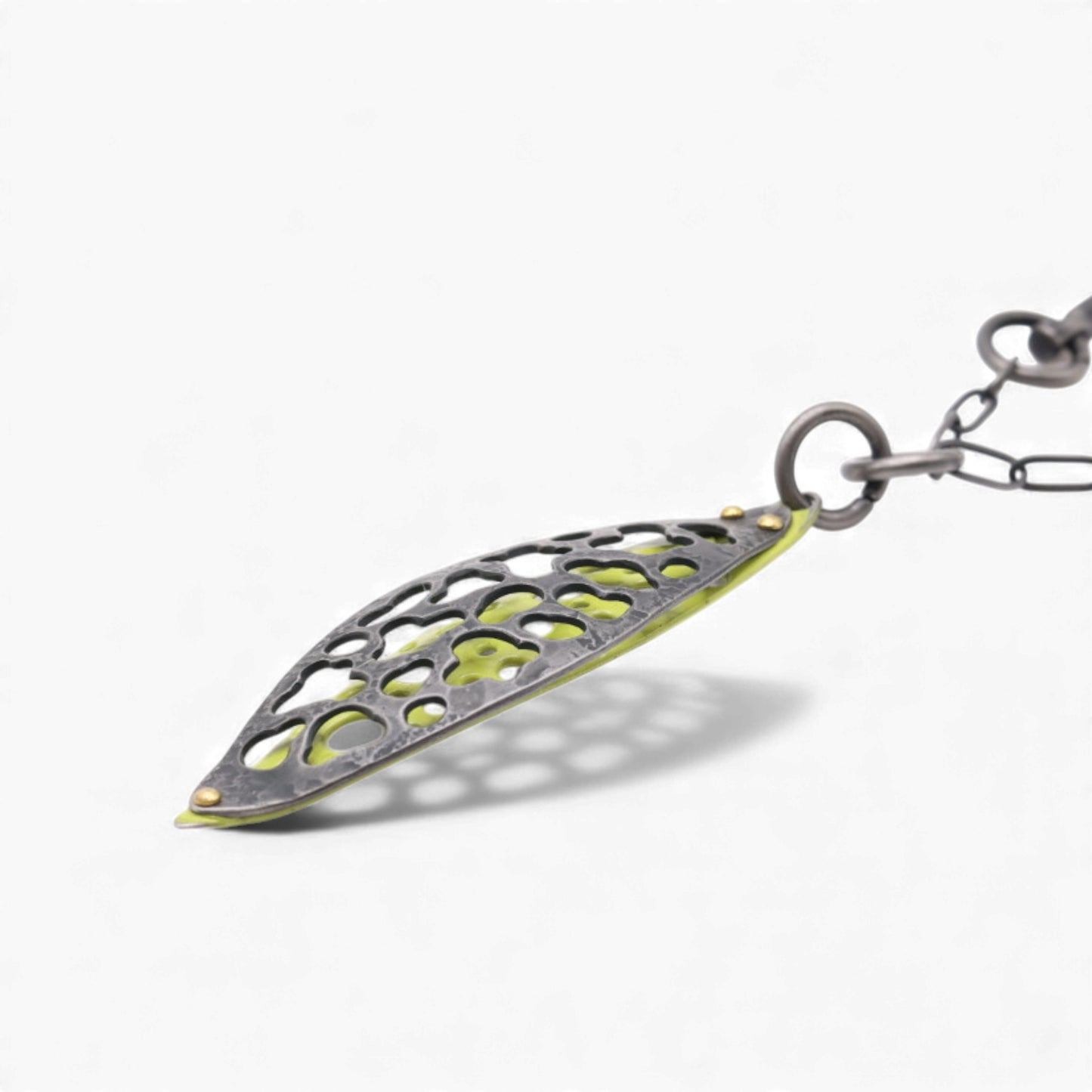 Lemon Enamel Necklace